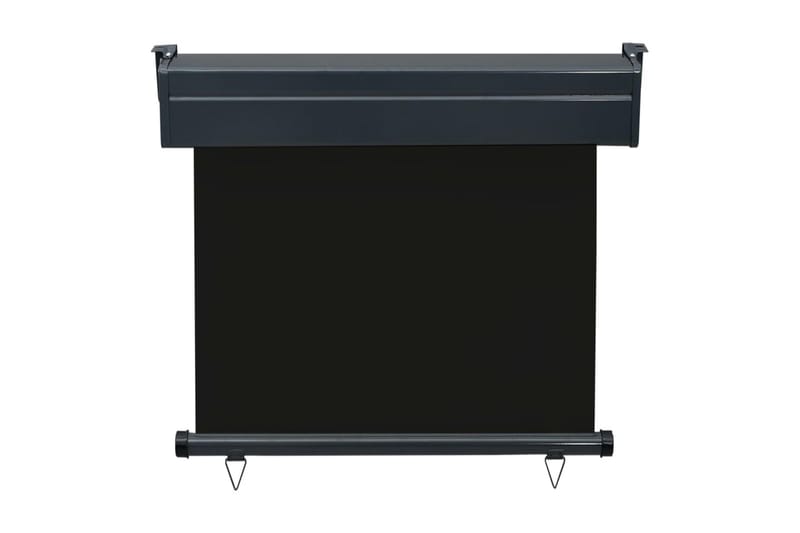 Balkongmarkis 80x250 cm svart - Svart - Utemöbler - Solskydd - Markiser - Fönstermarkis