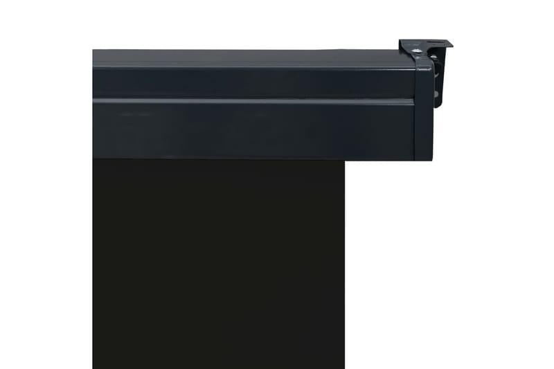 Balkongmarkis 80x250 cm svart - Svart - Utemöbler - Solskydd - Markiser - Fönstermarkis