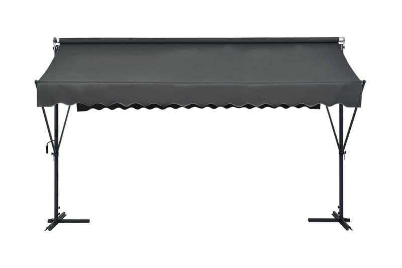 Fristående markis 400x300 cm antracit - Grå - Utemöbler - Solskydd - Markiser - Fönstermarkis