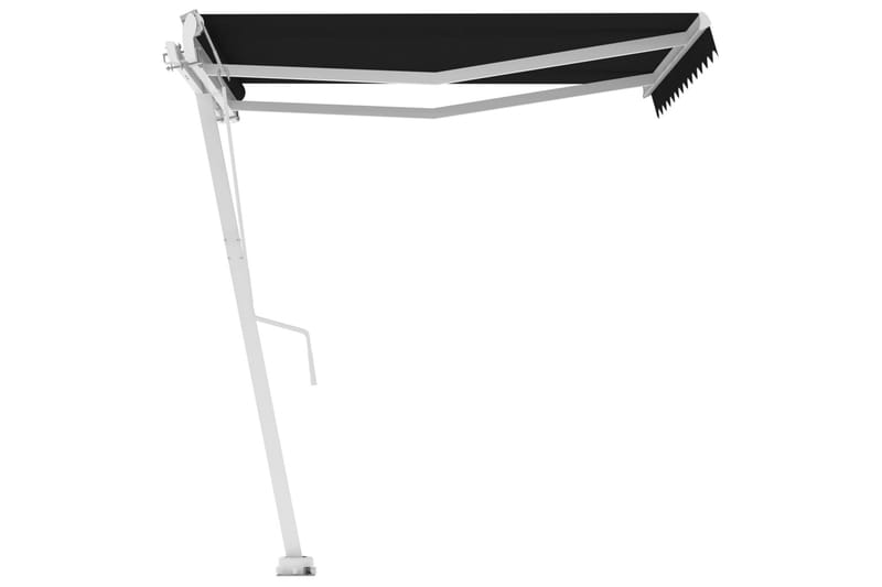 Fristående markis automatisk 300x250 cm antracit - Grå - Utemöbler - Solskydd - Markiser - Balkongmarkis