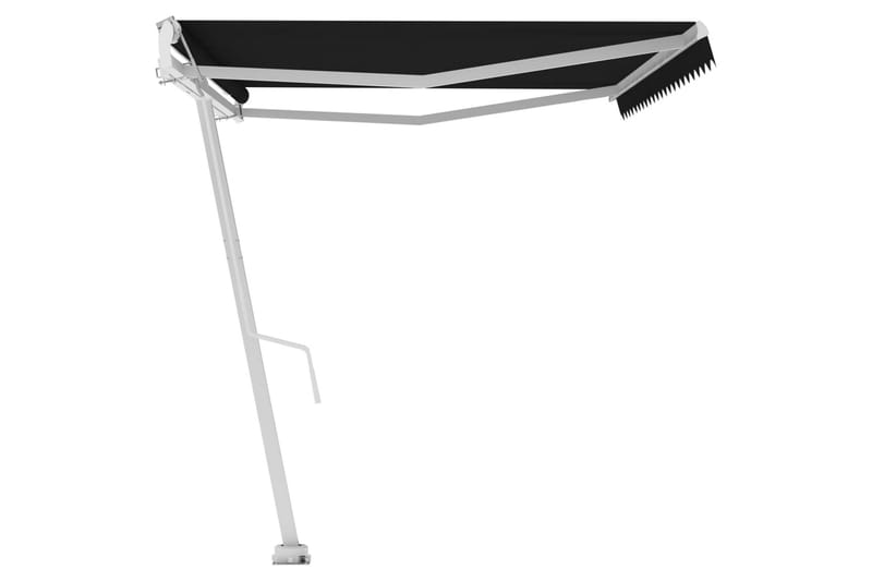 Fristående markis automatisk 500x300 cm antracit - Grå - Utemöbler - Solskydd - Markiser - Balkongmarkis