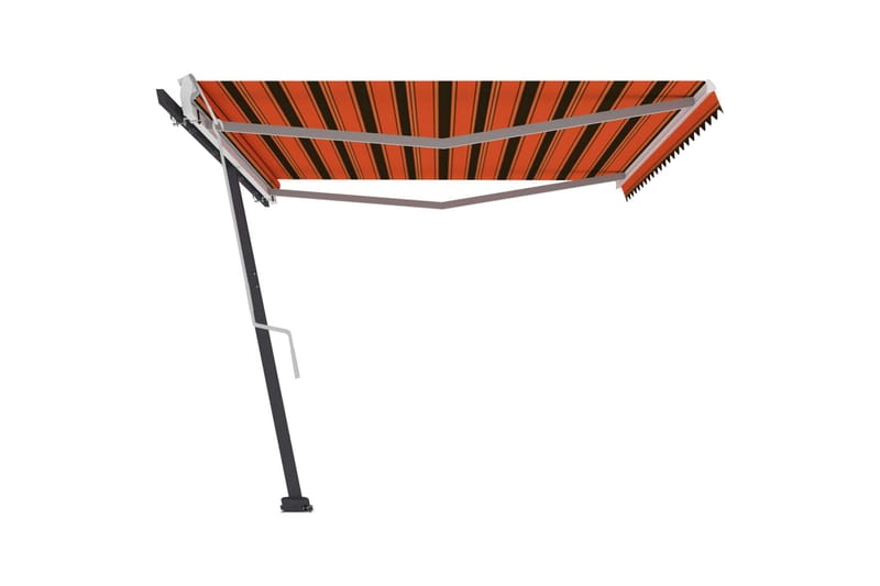 Fristående markis manuell 500x300 cm - Orange - Fönstermarkis - Markiser