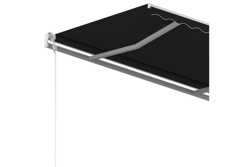 Fristående markis manuellt infällbar 300x250 cm antracit - Grå - Utemöbler - Solskydd - Markiser - Balkongmarkis