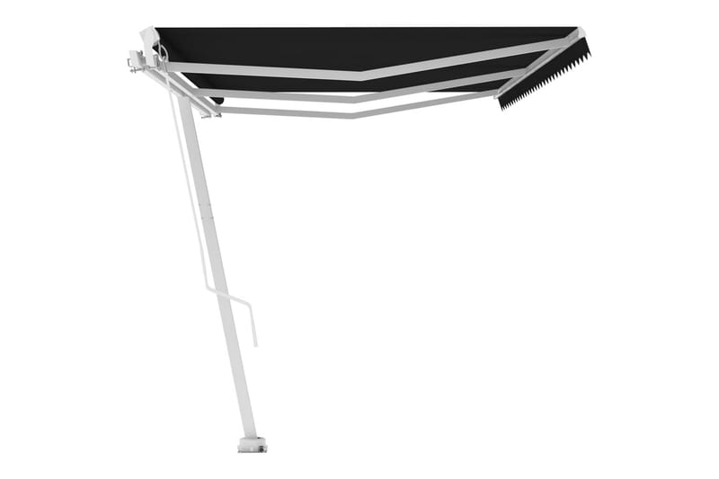 Fristående markis manuellt infällbar 600x300 cm antracit - Grå - Utemöbler - Solskydd - Markiser - Balkongmarkis