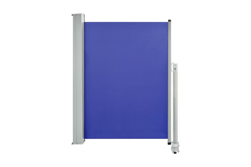 Infällbar sidomarkis 100x300 cm blå - Blå - Utemöbler - Solskydd - Markiser - Balkongmarkis