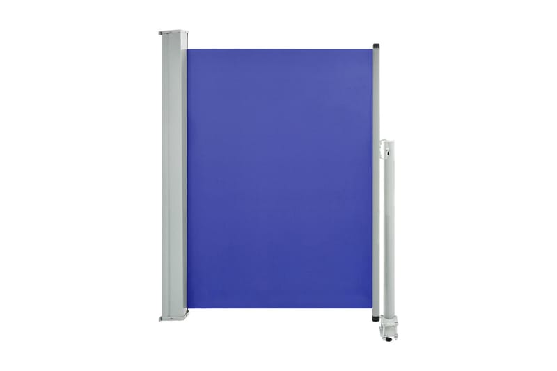 Infällbar sidomarkis 100x300 cm blå - Blå - Balkongmarkis - Markiser - Sidomarkis - Balkongskydd & insynsskydd balkong