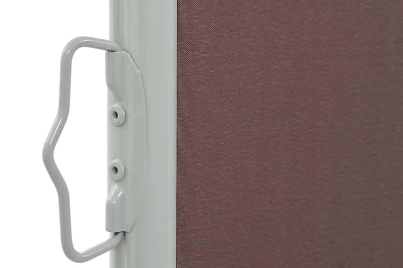 Infällbar sidomarkis 100x300 cm brun - Brun - Utemöbler - Solskydd - Markiser - Balkongmarkis