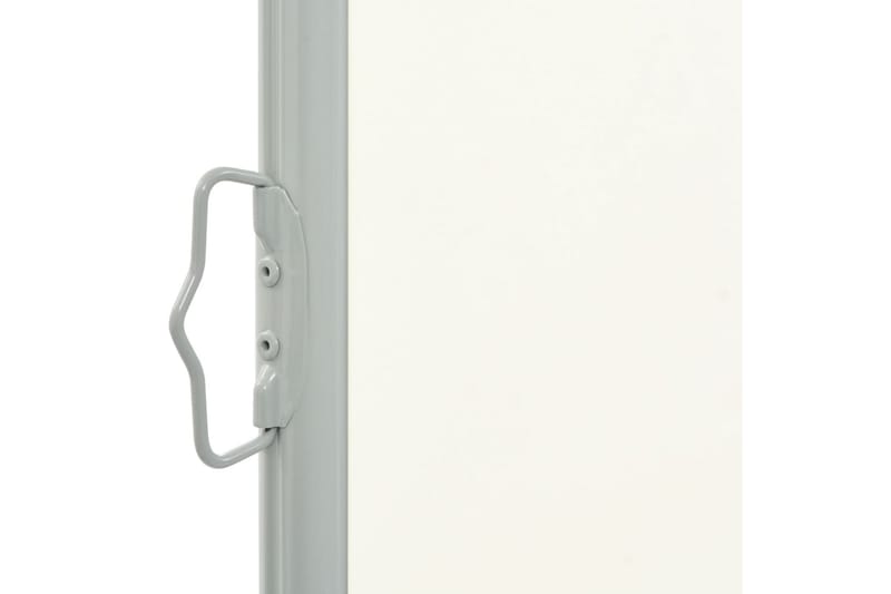 Infällbar sidomarkis 100x300 cm gräddvit - Vit - Utemöbler - Solskydd - Markiser - Balkongmarkis