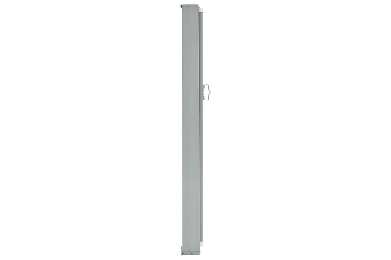 Infällbar sidomarkis 100x300 cm gräddvit - Vit - Utemöbler - Solskydd - Markiser - Balkongmarkis