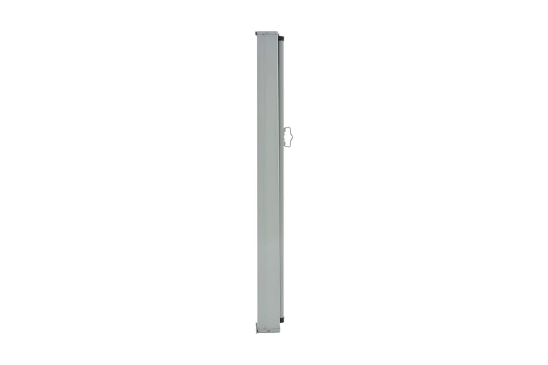 Infällbar sidomarkis 100x300 cm röd - Röd - Utemöbler - Solskydd - Markiser - Balkongmarkis