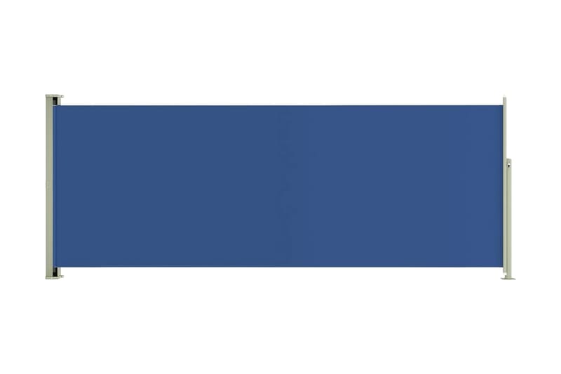 Infällbar sidomarkis 117x300 cm blå - Blå - Balkongmarkis - Markiser - Sidomarkis - Balkongskydd & insynsskydd balkong