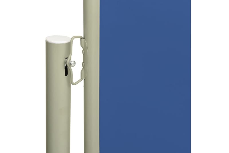 Infällbar sidomarkis 117x500 cm blå - Blå - Balkongmarkis - Markiser - Sidomarkis - Balkongskydd & insynsskydd balkong