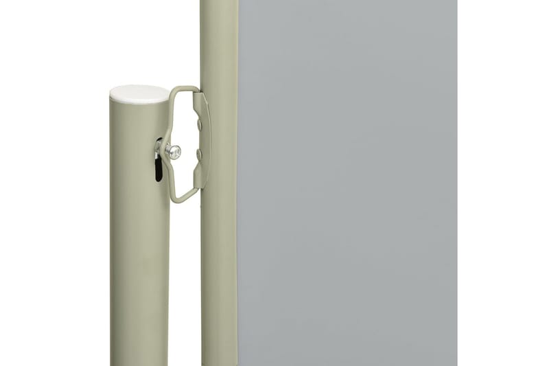 Infällbar sidomarkis 117x500 cm grå - Grå - Balkongmarkis - Markiser - Sidomarkis - Balkongskydd & insynsskydd balkong