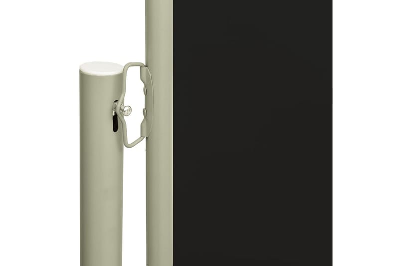 Infällbar sidomarkis 117x500 cm svart - Svart - Balkongmarkis - Markiser - Sidomarkis - Balkongskydd & insynsskydd balkong