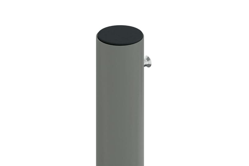 Infällbar sidomarkis 117x600 cm antracit - Grå - Balkongmarkis - Markiser - Sidomarkis - Balkongskydd & insynsskydd balkong