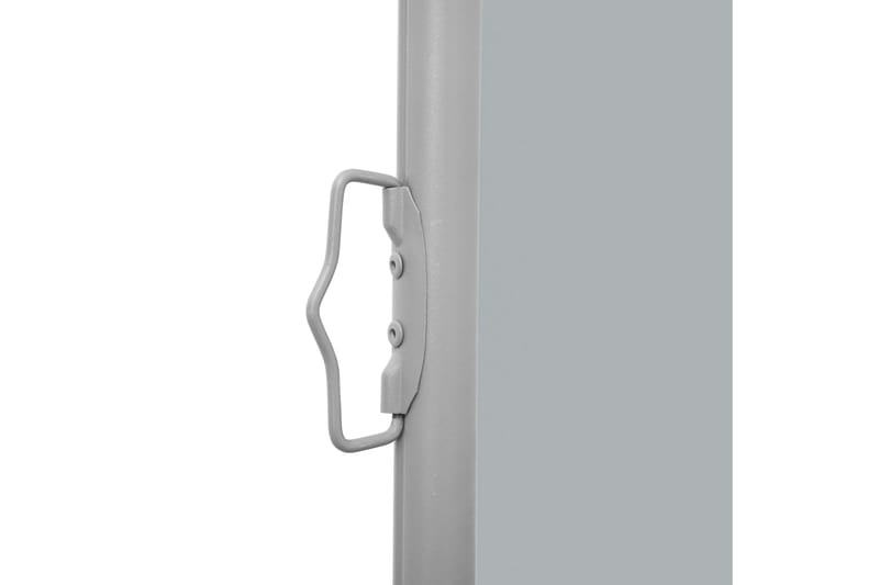 Infällbar sidomarkis 140x1200 cm antracit - Grå - Balkongmarkis - Markiser - Sidomarkis - Balkongskydd & insynsskydd balkong