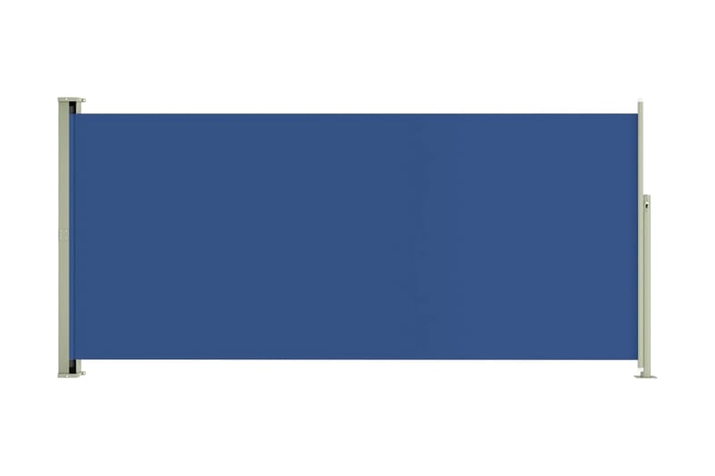 Infällbar sidomarkis 140x300 cm blå - Blå - Balkongmarkis - Markiser - Sidomarkis - Balkongskydd & insynsskydd balkong