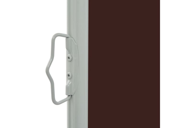 Infällbar sidomarkis 140x300 cm brun - Brun - Utemöbler - Solskydd - Markiser - Balkongmarkis