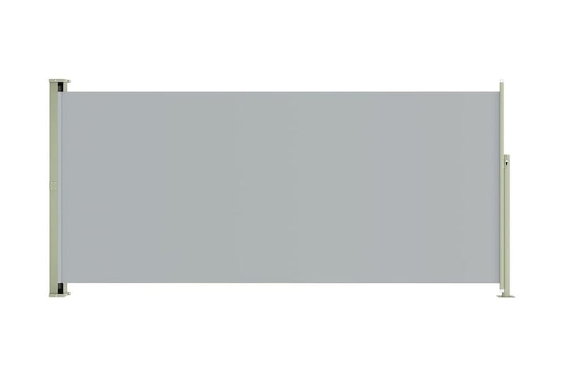 Infällbar sidomarkis 140x300 cm grå - Grå - Markiser - Balkongmarkis - Balkongskydd & insynsskydd balkong - Sidomarkis