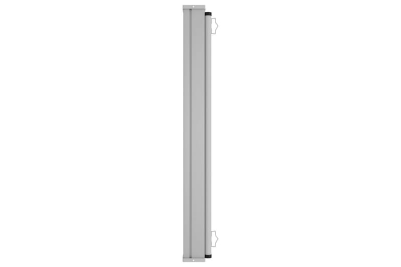 Infällbar sidomarkis 140x600 cm gräddvit - Vit - Utemöbler - Solskydd - Markiser - Balkongmarkis