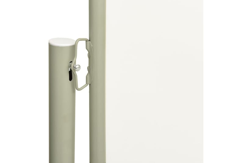Infällbar sidomarkis 140x600 cm gräddvit - Vit - Balkongmarkis - Markiser - Sidomarkis - Balkongskydd & insynsskydd balkong