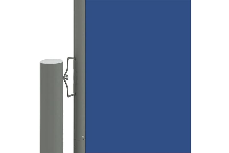 Infällbar sidomarkis 160x1200 cm blå - Blå - Utemöbler - Solskydd - Markiser - Balkongmarkis