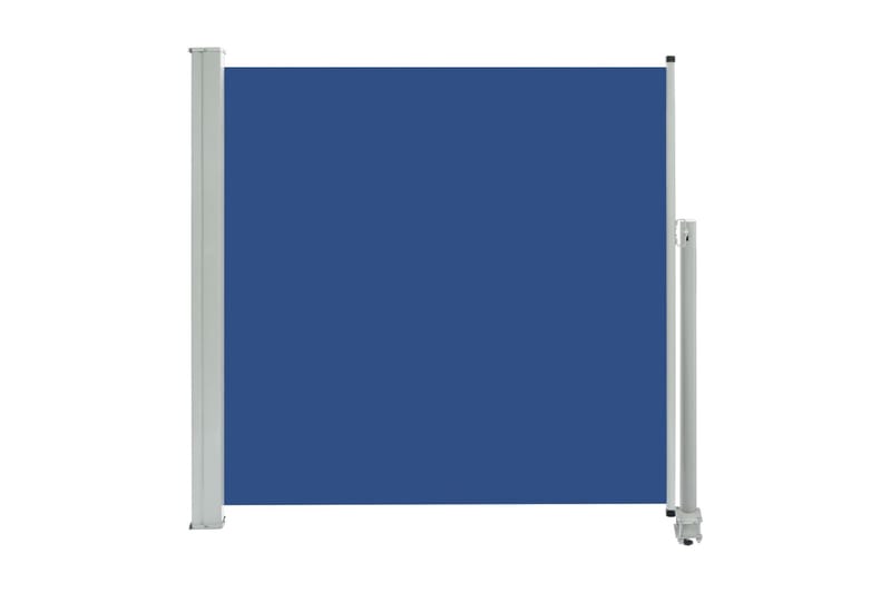 Infällbar sidomarkis 160x300 cm blå - Blå - Utemöbler - Solskydd - Markiser - Balkongmarkis