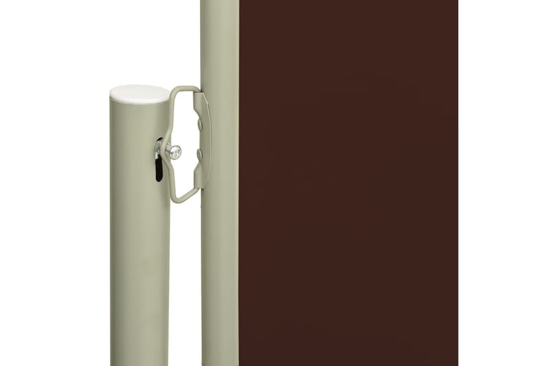 Infällbar sidomarkis 160x300 cm brun - Brun - Utemöbler - Solskydd - Markiser - Balkongmarkis