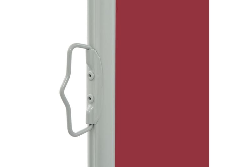 Infällbar sidomarkis 160x300 cm röd - Röd - Utemöbler - Solskydd - Markiser - Balkongmarkis