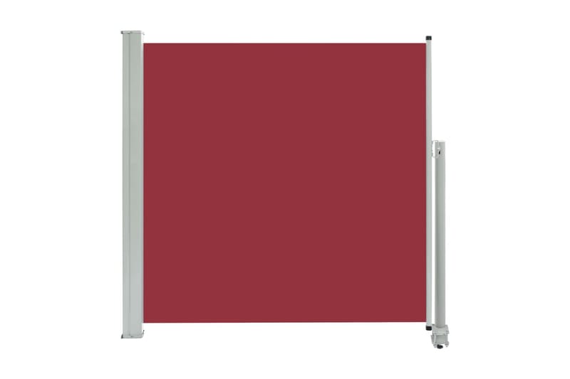 Inf�ällbar sidomarkis 160x300 cm röd - Röd - Utemöbler - Solskydd - Markiser - Balkongmarkis