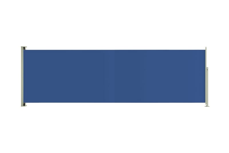 Infällbar sidomarkis 160x500 cm blå - Blå - Balkongmarkis - Markiser - Sidomarkis - Balkongskydd & insynsskydd balkong
