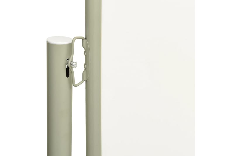 Infällbar sidomarkis 160x600 cm gräddvit - Vit - Balkongmarkis - Markiser - Sidomarkis - Balkongskydd & insynsskydd balkong