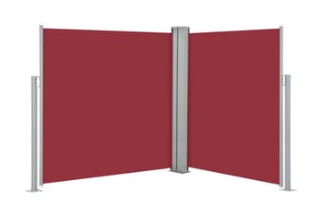 Infällbar sidomarkis 170x600 cm röd