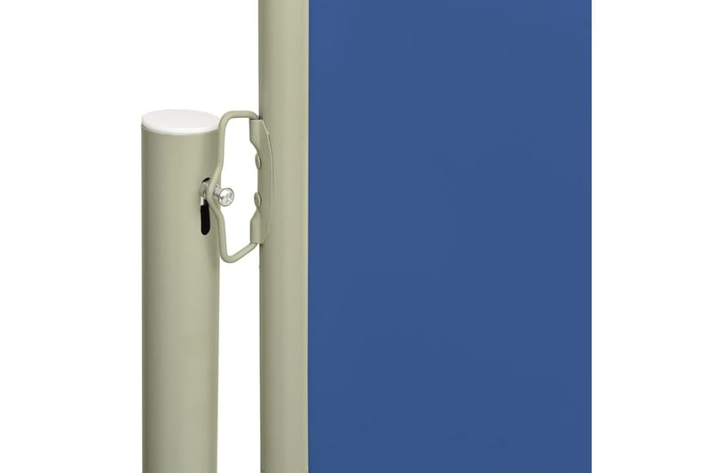 Infällbar sidomarkis 180x600 cm blå - Blå - Utemöbler - Solskydd - Markiser - Balkongmarkis