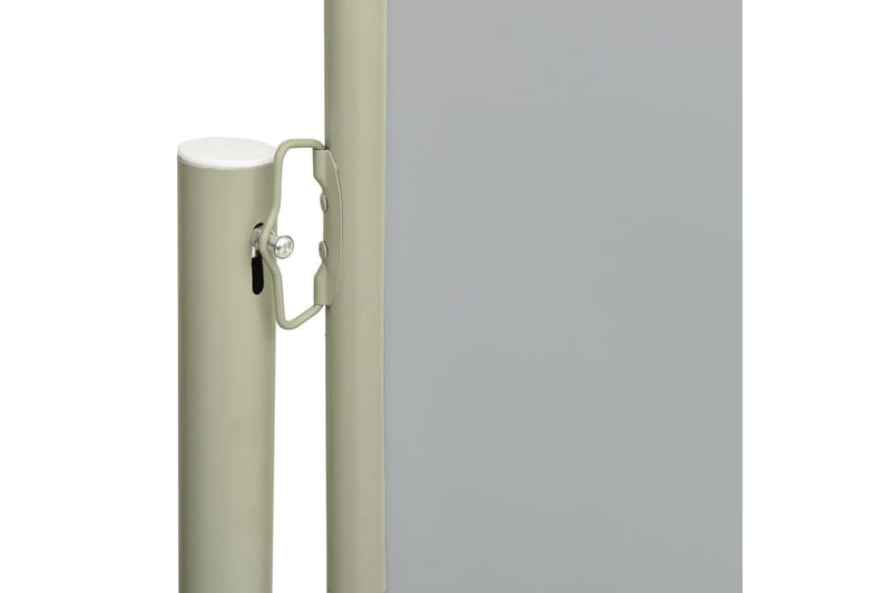 Infällbar sidomarkis 180x600 cm grå - Grå - Utemöbler - Solskydd - Markiser - Balkongmarkis