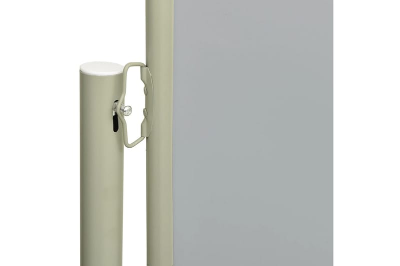 Infällbar sidomarkis 180x600 cm grå - Grå - Balkongmarkis - Markiser - Sidomarkis - Balkongskydd & insynsskydd balkong