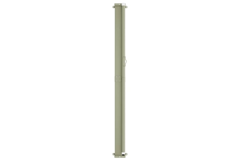 Infällbar sidomarkis 180x600 cm svart - Svart - Utemöbler - Solskydd - Markiser - Balkongmarkis