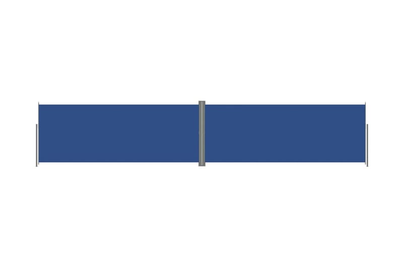 Infällbar sidomarkis 200x1000 cm blå - Blå - Balkongmarkis - Markiser - Sidomarkis - Balkongskydd & insynsskydd balkong