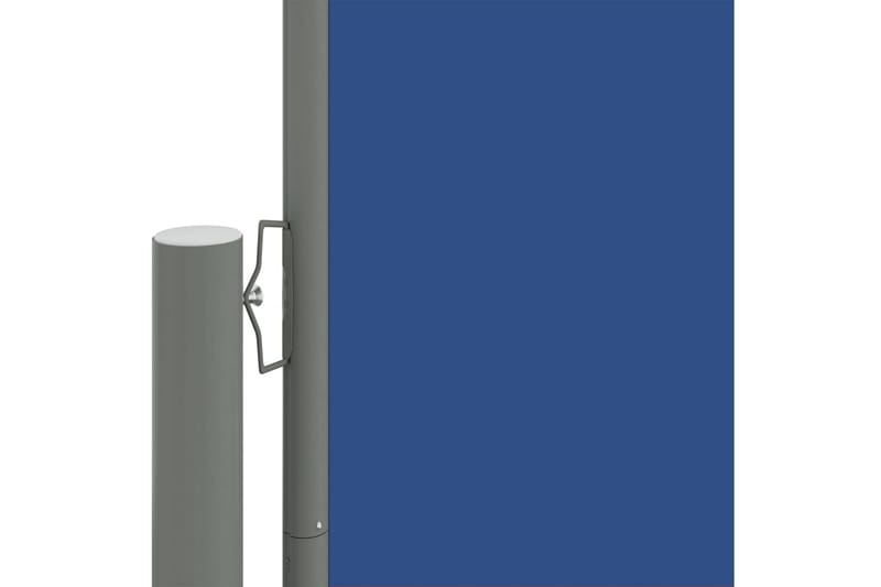 Infällbar sidomarkis 200x1000 cm blå - Blå - Balkongmarkis - Markiser - Sidomarkis - Balkongskydd & insynsskydd balkong