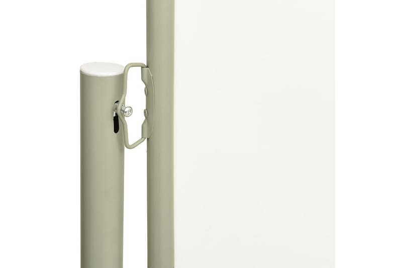 Infällbar sidomarkis 200x600 cm gräddvit - Vit - Utemöbler - Solskydd - Markiser - Balkongmarkis