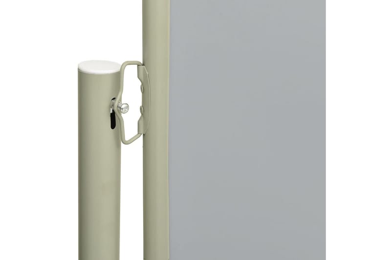 Infällbar sidomarkis 200x600 cm grå - Grå - Utemöbler - Solskydd - Markiser - Balkongmarkis