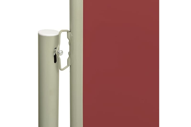 Infällbar sidomarkis 200x600 cm röd - Röd - Utemöbler - Solskydd - Markiser - Balkongmarkis