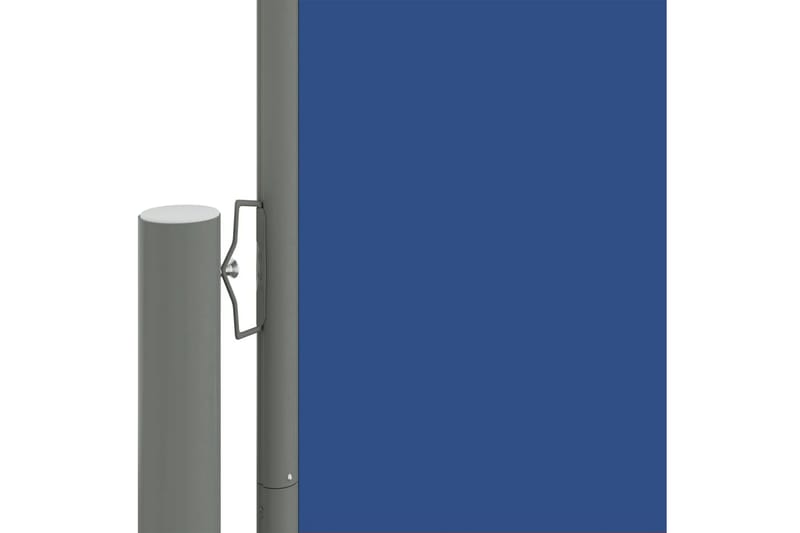 Infällbar sidomarkis 220x1000 cm blå - Blå - Utemöbler - Solskydd - Markiser - Balkongmarkis