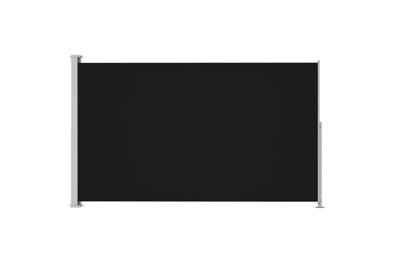 Infällbar sidomarkis 220x300 cm svart - Svart - Utemöbler - Solskydd - Markiser - Balkongmarkis