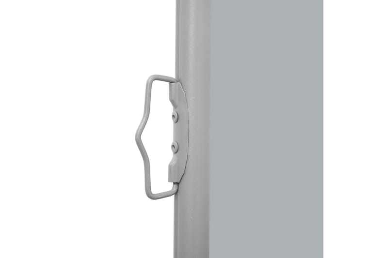 Infällbar sidomarkis 600x160 cm grå - Grå - Markiser - Balkongmarkis - Balkongskydd & insynsskydd balkong - Sidomarkis