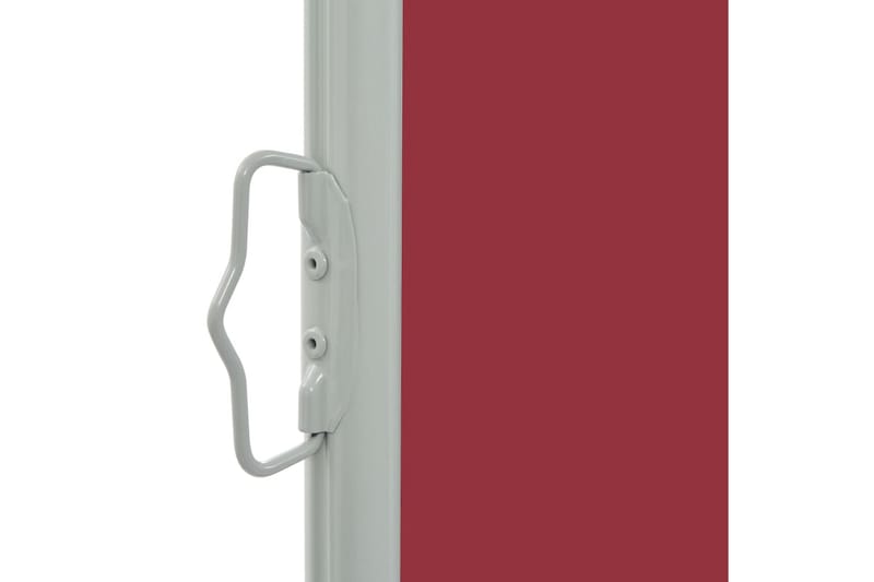 Infällbar sidomarkis 60x300 cm röd - Röd - Utemöbler - Solskydd - Markiser - Balkongmarkis