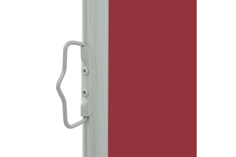 Infällbar sidomarkis 60x300 cm röd - Röd - Balkongmarkis - Markiser - Sidomarkis - Balkongskydd & insynsskydd balkong