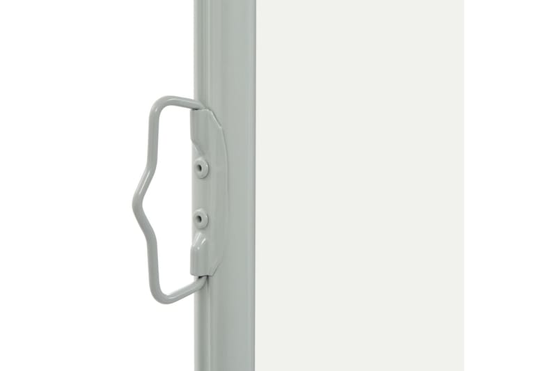 Infällbar sidomarkis 80x300 cm gräddvit - Vit - Utemöbler - Solskydd - Markiser - Balkongmarkis