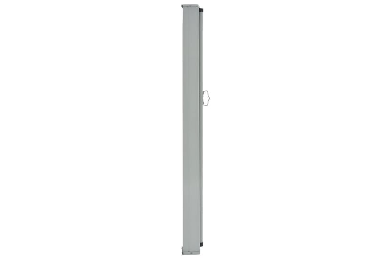 Infällbar sidomarkis 80x300 cm röd - Röd - Utemöbler - Solskydd - Markiser - Balkongmarkis