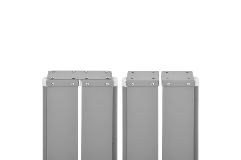 Infällbar sidomarkis antracit 100x600 cm - Grå - Utemöbler - Solskydd - Markiser - Balkongmarkis